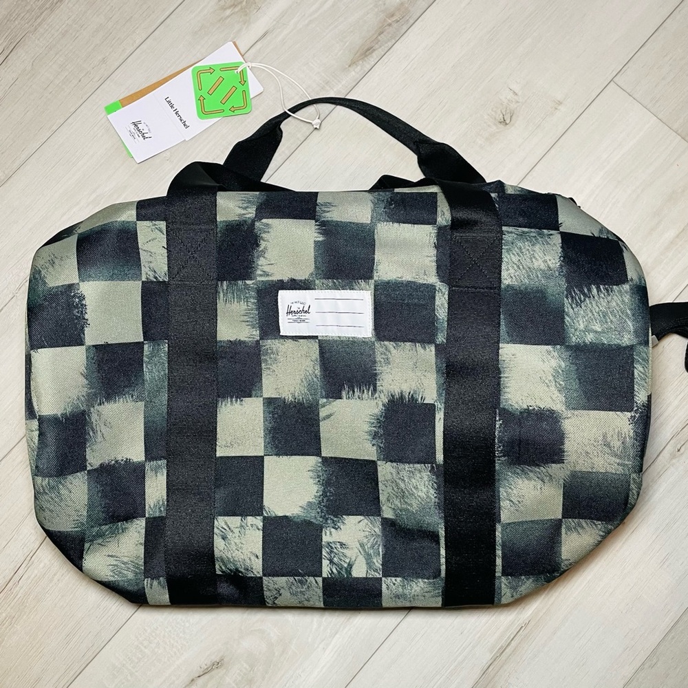 Herschel Classic Little Duffle Bag Checkered NWT - Picture 6 of 6